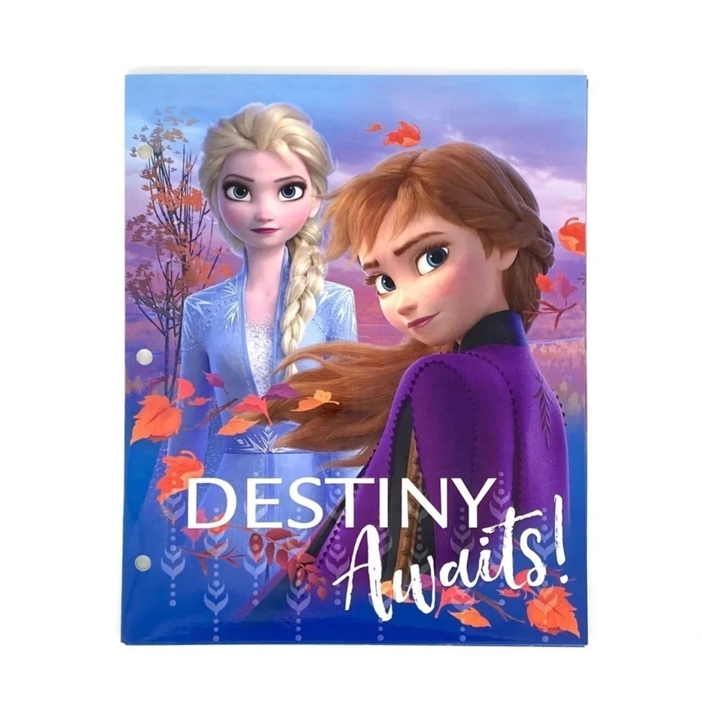 Disney Frozen Portfolio Folders School Binder Supplies Princess Lot of 6 Pieces